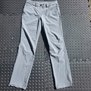 Nike Golf Womens Grey Heather Performance Straight Leg Pants 685617-010  8 Long